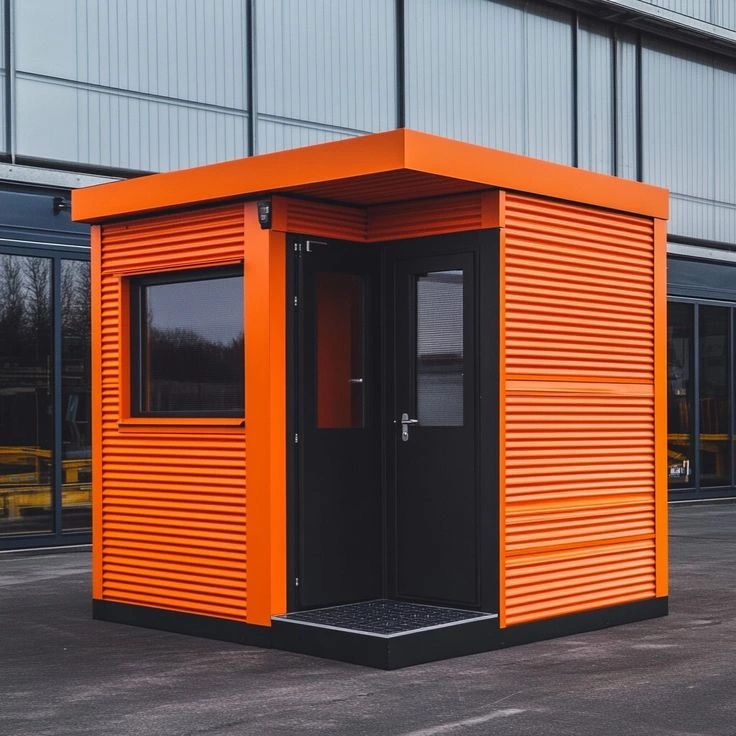 Industrial security shack for facility access control