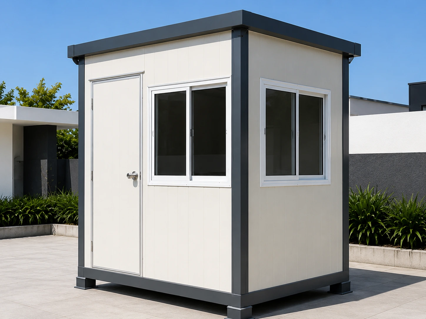Premium security cabin and prefabricated guard shack supplied by Smart Space Prefab